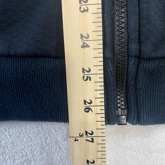 Puma Jacket Mens 2XL Gray Logo Black Full Zip Up Sweater Track Sweatshirt XXL - Picture 7 of 8